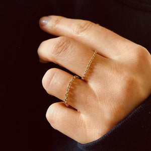 Kettchenringe 14ct