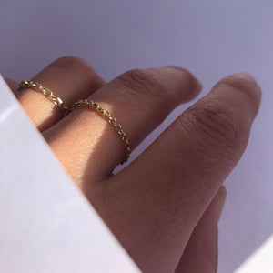 Kettchenringe 14ct