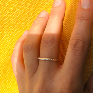 Silberring mit Initialen